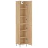 vidaXL Skříň highboard dub sonoma 34,5 x 34 x 180 cm kompozitní dřevo