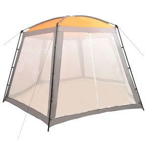 vidaXL Stan na baz&eacute;n textil 500 x 433 x 250 cm &scaron;ed&yacute;