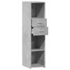 vidaXL Skř&iacute;ň highboard betonově &scaron;ed&aacute; 30x42,5x124 cm kompozitn&iacute; dřevo