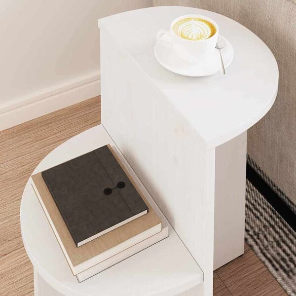 vidaXL Konferenční stolek Bílá 50 x 40 x 50 cm