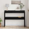 vidaXL Konzolov&yacute; stolek Čern&yacute; dub 80 x 30 x 102 cm kompozitn&iacute; dřevo