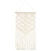vidaXL N&aacute;stěnn&yacute; z&aacute;věs macram&eacute; 40 x 80 cm bavlna