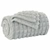 vidaXL Plažov&aacute; deka &Scaron;ed&aacute; 240 x 220 cm 1.38 kg Fleece