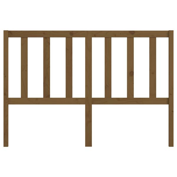 vidaXL Čelo postele medově hněd&eacute; 126 x 4 x 100 cm masivn&iacute; borovice