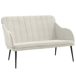 vidaXL Lavice kr&eacute;mov&aacute; 110 x 76 x 80 cm samet