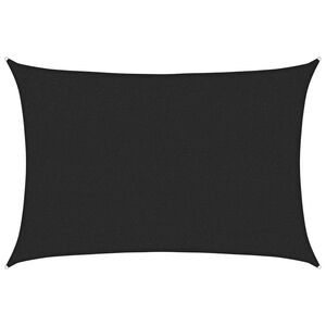 vidaXL St&iacute;n&iacute;c&iacute; plachta 160 g/m&sup2; čern&aacute; 2 x 2,5 m HDPE