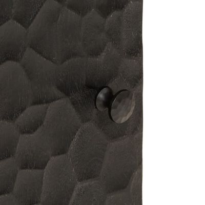 vidaXL Koupelnová nástěnná skříňka černá 38x33x48 cm masivní mangovník