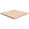 vidaXL Čtvercov&aacute; stoln&iacute; deska 50x50x2,5 cm masivn&iacute; dub bez &uacute;prav