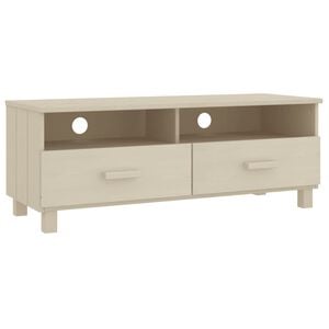 vidaXL TV stolek HAMAR medově hněd&yacute; 106 x 40 x 40 cm masivn&iacute; borovice