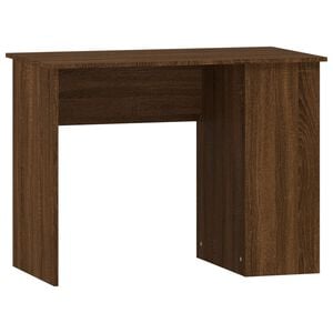 vidaXL Psac&iacute; stůl hněd&yacute; dub 100 x 55 x 75 cm kompozitn&iacute; dřevo