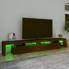 vidaXL TV skř&iacute;ňka s LED osvětlen&iacute;m hněd&yacute; dub 260x36,5x40 cm