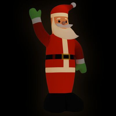 vidaXL Nafukovací Santa Claus s LED diodami 820 cm
