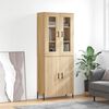 vidaXL Skř&iacute;ň highboard dub sonoma 69,5 x 34 x 180 cm kompozitn&iacute; dřevo