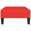 vidaXL Podnožka červen&aacute; 78 x 56 x 32 cm uměl&aacute; kůže