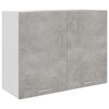 vidaXL Horn&iacute; skř&iacute;ňka betonově &scaron;ed&aacute; 80x31x60 cm kompozitn&iacute; dřevo
