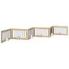 vidaXL Skl&aacute;dac&iacute; ps&iacute; br&aacute;na se stojany 6 pcs Dub sonoma 602 cm