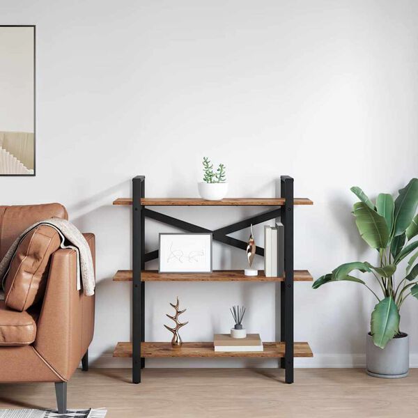 vidaXL Knihovna Star&eacute; dřevo 100 x 33,5 x 102 cm kompozitn&iacute; dřevo