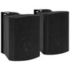 vidaXL N&aacute;stěnn&eacute; stereo reproduktory 2 ks čern&eacute; interi&eacute;r exteri&eacute;r 100 W