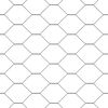 vidaXL Hexagonální oplocení Šedá 1.2 x 10 m Ocel