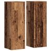 vidaXL Stojany na rostliny 2 ks old wood 33x33x100 cm kompozitn&iacute; dřevo