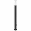 vidaXL Sloupkov&eacute; sv&iacute;tidlo se z&aacute;suvkou 110 cm nerezov&aacute; ocel IP44