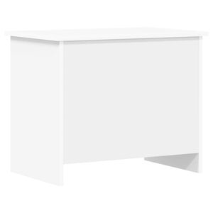 vidaXL &Uacute;ložn&aacute; truhla s &uacute;loži&scaron;těm B&iacute;l&aacute; 60 x 40 x 50 cm Kompozitn&iacute; dřevo