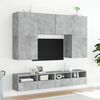 vidaXL N&aacute;stěnn&aacute; TV skř&iacute;ňka betonově &scaron;ed&aacute; 100x30x30 cm kompozitn&iacute; dřevo