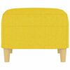 vidaXL Podnožka světle žlut&aacute; 60 x 50 x 41 cm textil