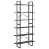 vidaXL Vysok&yacute; reg&aacute;l &scaron;ed&yacute; 100 x 30 x 210 cm masivn&iacute; borov&eacute; dřevo