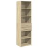 vidaXL Skř&iacute;ň highboard dub sonoma 50 x 42,5 x 185 cm kompozitn&iacute; dřevo