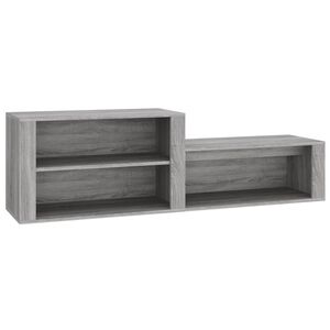 vidaXL Botn&iacute;k &scaron;ed&yacute; sonoma 150 x 35 x 45 cm kompozitn&iacute; dřevo