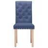 vidaXL J&iacute;deln&iacute; židle 6 ks modr&eacute; textil