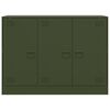vidaXL Příborník olivově zelený 99 x 39 x 73 cm ocel