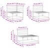 vidaXL Venkovn&iacute; pohovkov&aacute; souprava 4 Kus Př&iacute;rodn&iacute;