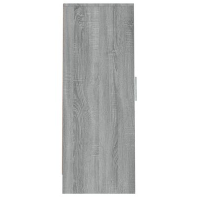 vidaXL Botník šedý sonoma 32 x 35 x 92 cm kompozitní dřevo