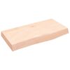 vidaXL Koupelnov&aacute; deska 60x30x(2-6) cm neo&scaron;etřen&eacute; masivn&iacute; dřevo