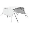 vidaXL Bimini stř&iacute;&scaron;ka se 4 oblouky a bočnicemi 243x(185&ndash;198)x137 cm