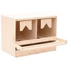 vidaXL Sn&aacute;&scaron;kov&eacute; hn&iacute;zdo 2 boxy 63 x 40 x 45 cm masivn&iacute; borovice