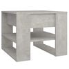 vidaXL Konferenčn&iacute; stolek betonově &scaron;ed&yacute; 55,5x55x45 cm kompozitn&iacute; dřevo