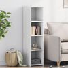 vidaXL Skř&iacute;ň highboard b&iacute;l&aacute; 30 x 41 x 124 cm kompozitn&iacute; dřevo