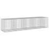 vidaXL Gabionov&yacute; ko&scaron; s v&iacute;kem 450 x 100 x 100 cm pozinkovan&eacute; železo
