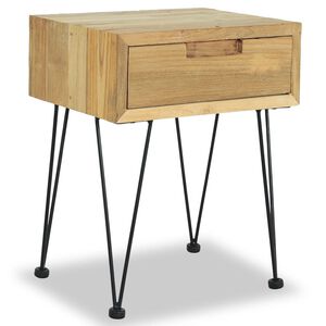 vidaXL Nočn&iacute; stolek 40 x 30 x 50 cm masivn&iacute; teak