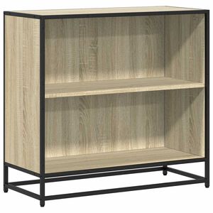 vidaXL Knihovna dub sonoma 80,5x35x76 cm kompozitn&iacute; dřevo