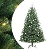 vidaXL Uměl&yacute; Skl&aacute;dac&iacute; V&aacute;nočn&iacute; Strom Zelen&aacute; 180 cm PVC a kov