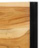 vidaXL Čelo postele 180 cm z masivn&iacute;ho dřeva ak&aacute;cie a železa