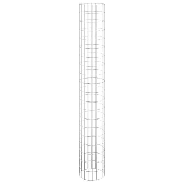 vidaXL Kruhové gabionové záhony 3 ks pozinkovaná ocel Ø 30 x 200 cm