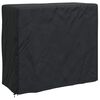 vidaXL Kryt na stojan na dřevo 61 x 122 x 106 cm Obd&eacute;ln&iacute;kov&yacute; Čern&aacute;