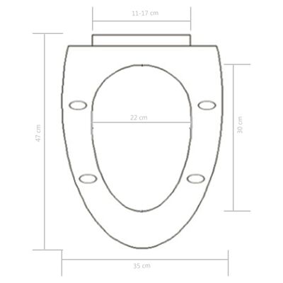 vidaXL Toaletní sedátko pomalé sklápění rychloupínací bílé