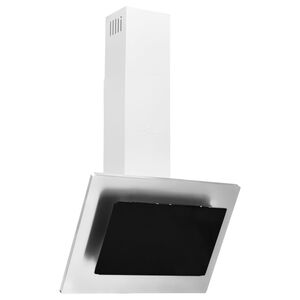 vidaXL Nástěnná digestoř 60 cm nerezová ocel a tvrzené sklo stříbrná