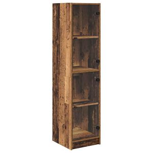 vidaXL Vysok&yacute; bufet Star&eacute; dřevo 35 x 37 x 142 cm kompozitn&iacute; dřevo
